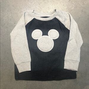 Jumping Beans Disney Mickey Mouse Black and Gray Kids Sweatshirt 4T
